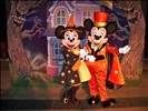 Witch Minnie and Vampire Mickey at Mickey's Trick-Or-Treat Party